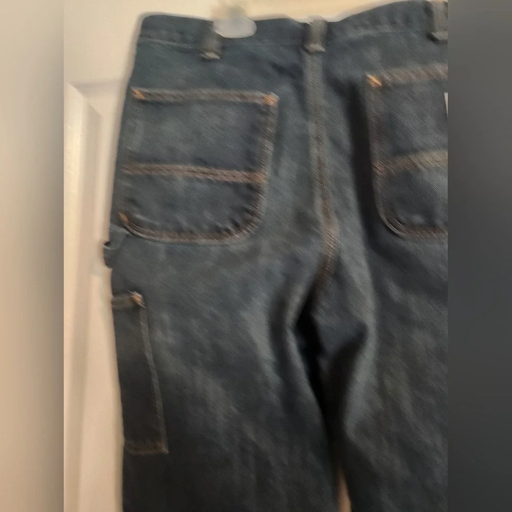 Carhartt 103327-966 Blue Ridge‎ Relaxed Fit Holter Denim Carpenter Jeans 36x34